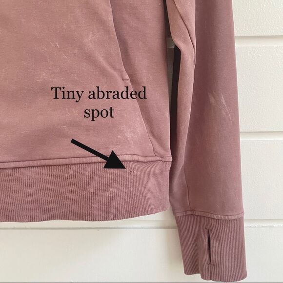 Lululemon Scuba Hoodie Pullover Washed Quicksand Size 4 - Picture 10 of 14